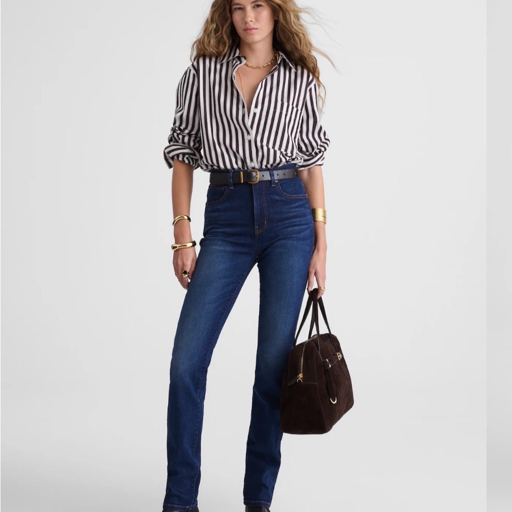 Madewell Blue 10” High-Rise Skinny Jeans 33 (16) NWOT